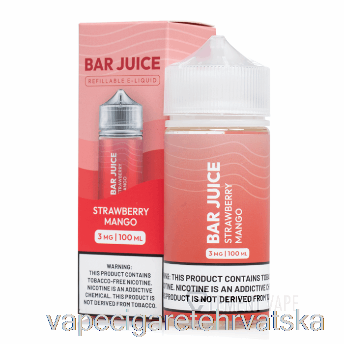 Vape Hrvatska Jagoda Mango - Bar Sok - 100ml 3mg